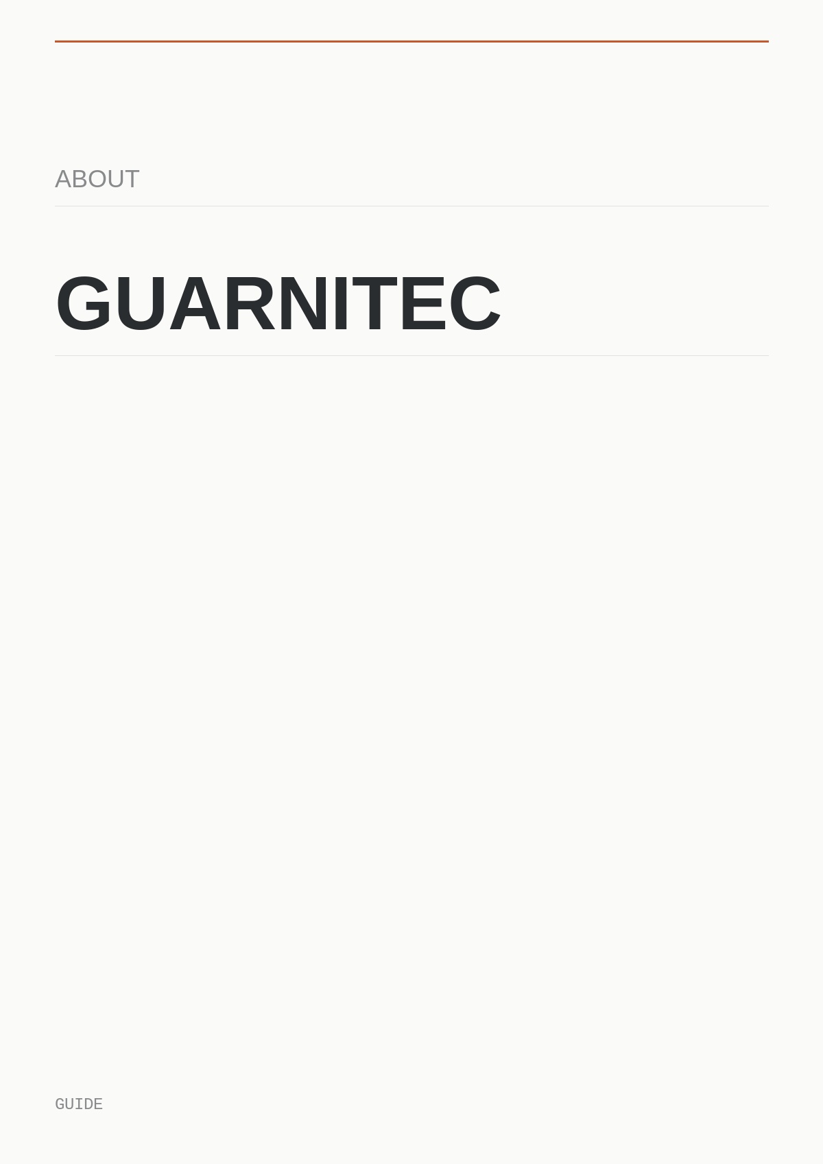 GUARNITEC guide preview